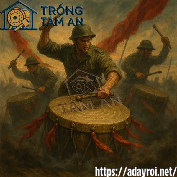 Trống lệnh là gì? ý nghĩa của tiếng trống xưa và nay 2 Tiếng trống trong thời chiến