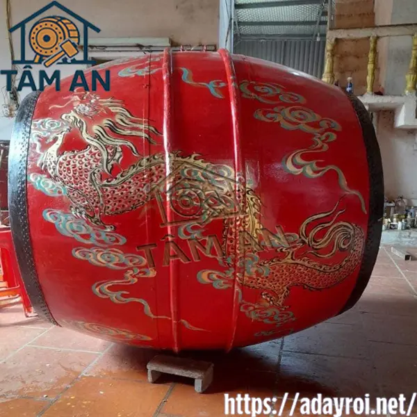 Làng Nghề Trống Đọi Tam 3 Trống sử dụng cho đình chùa