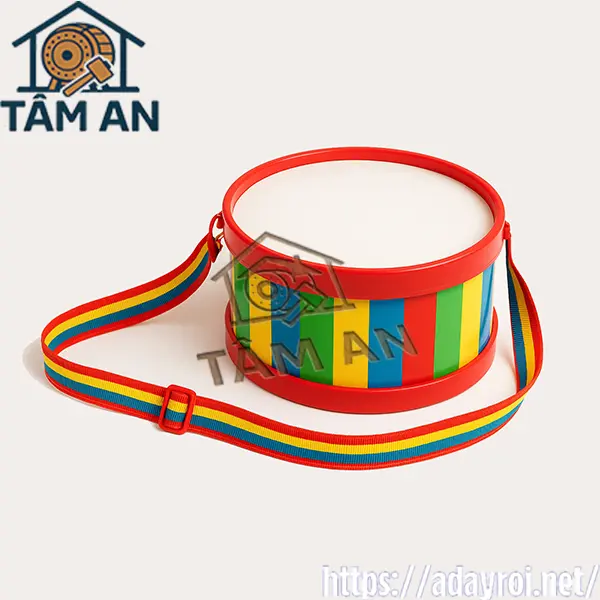 Trống trung thu phổ biến và ưa chuộng hiện nay 3 Trống đồ chơi cho bé bằng nhựa